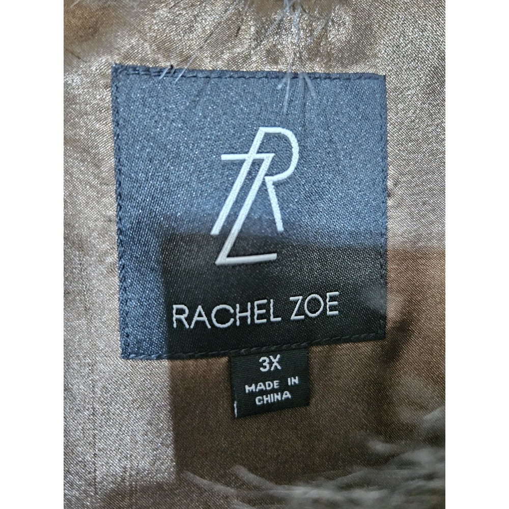 Rachel Zoe‎ Faux Fur Eegant Warm Vest Size 3X Toggle Closure Luxe Cozy Coat - Picture 9 of 11